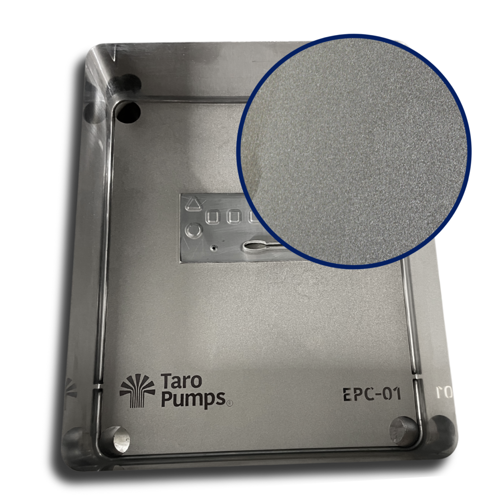 5 axis laser texturing on electric board cover mould